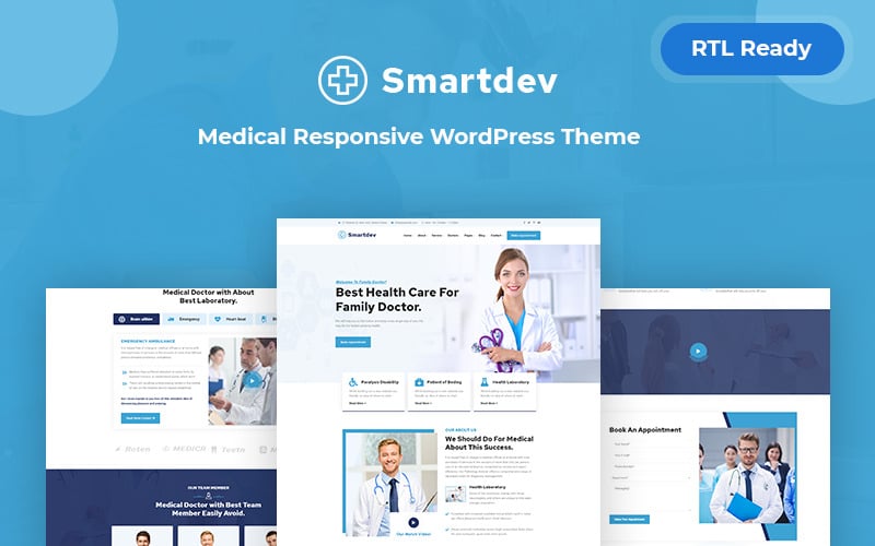 smartdev medical responsive wordpress theme original