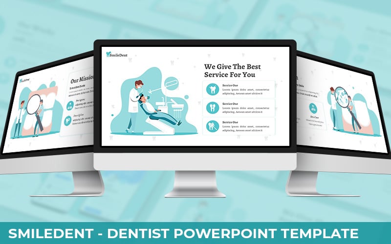 smiledent dentist powerpoint template original