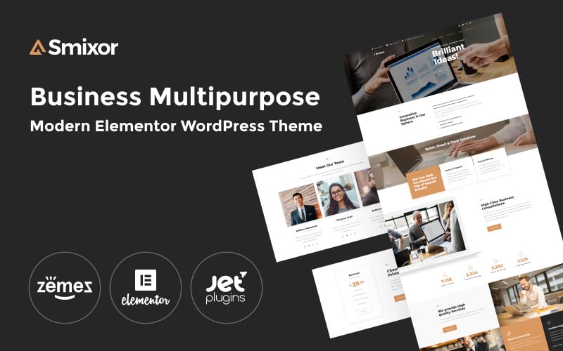 smixor business multipurpose modern wordpress elementor theme original