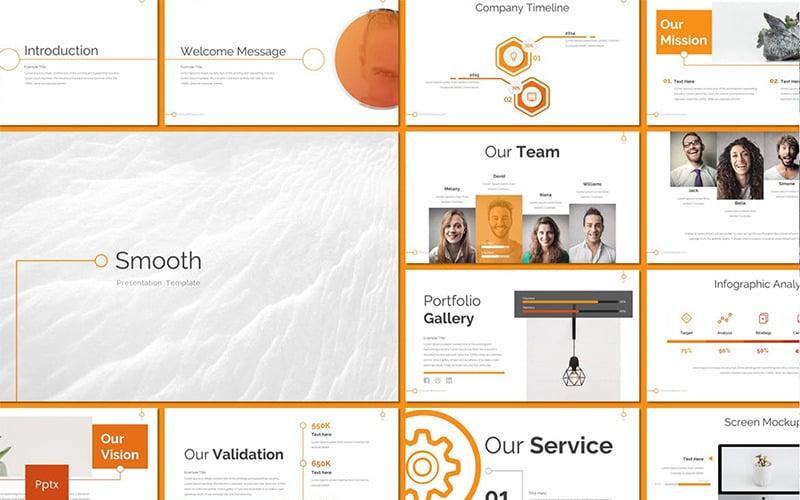 smooth powerpoint template original