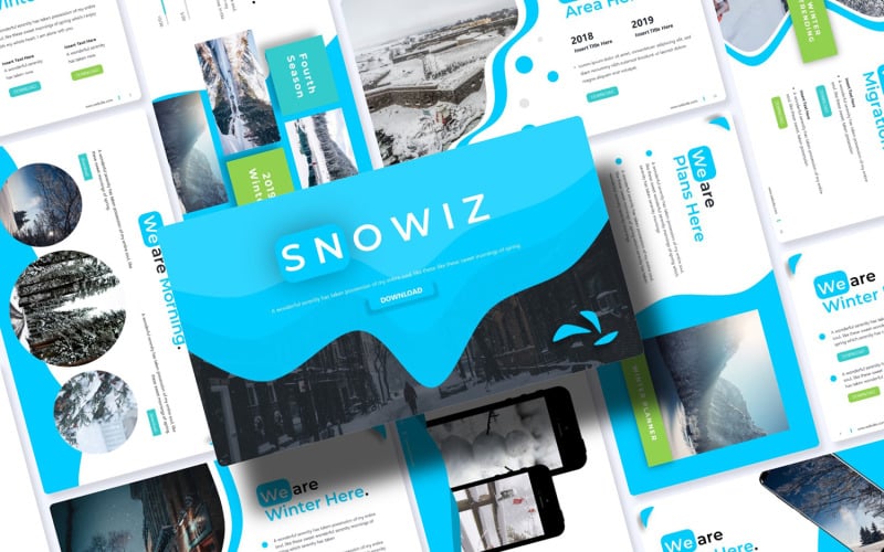 snowiz powerpoint template original