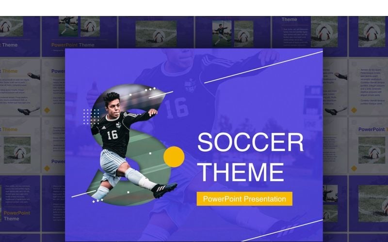 soccer powerpoint template original