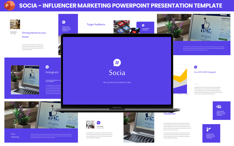 socia influencer marketing presentation template original