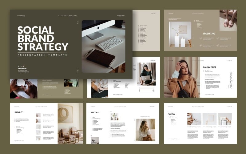 social brand strategy presentation template original
