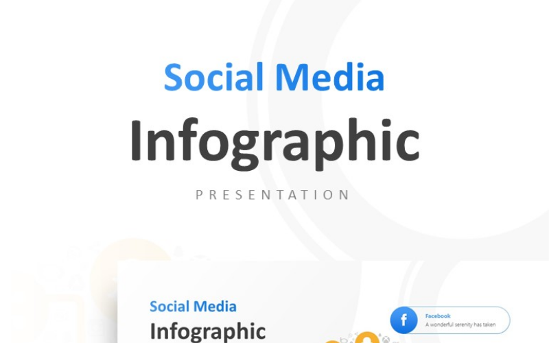 social media icons factor presentation powerpoint template original