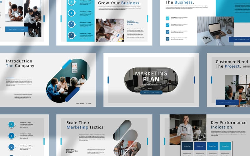 social media kit presentation template original