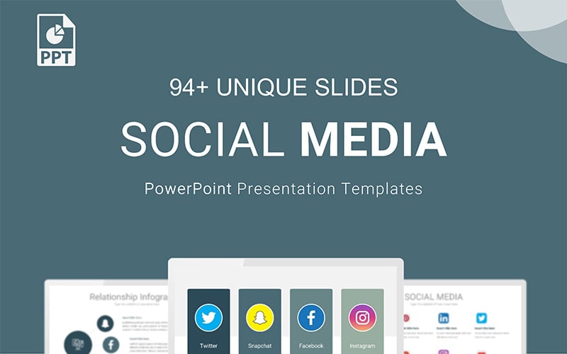 social media user powerpoint template original