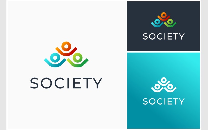 society happy people logo original