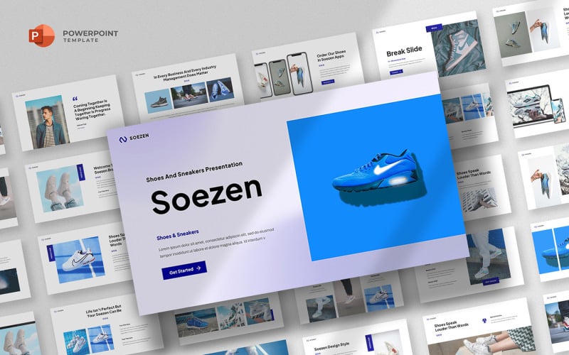 soezen shoes amp sneakers powerpoint template original