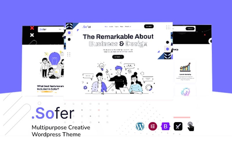 sofer creative wordpress theme original