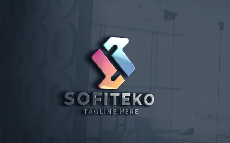 sofiteko letter s logo template original