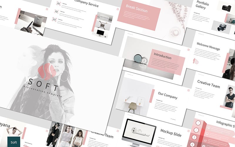 soft powerpoint template original