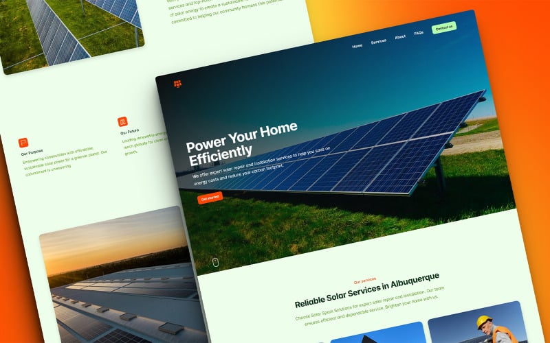 solarama solar repair and installation html landing page template original