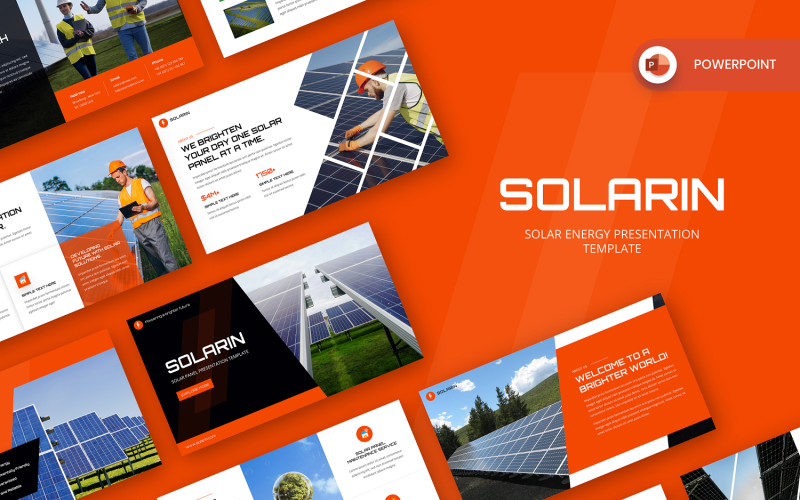 solarin solar energy powerpoint template original