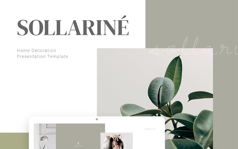 sollarine home decoration presentation powerpoint template original