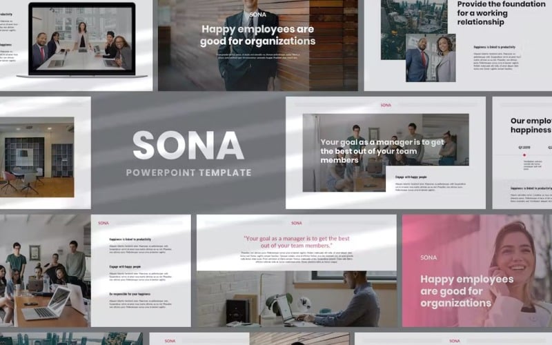 sona minimal powerpoint template original