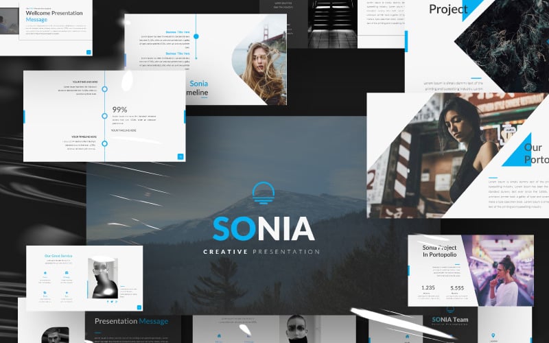 sonia presentation powerpoint template original
