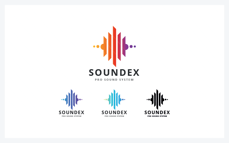 sound system logo template original