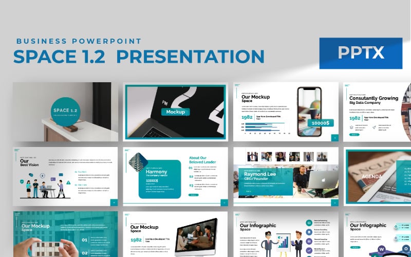 space powerpoint template original