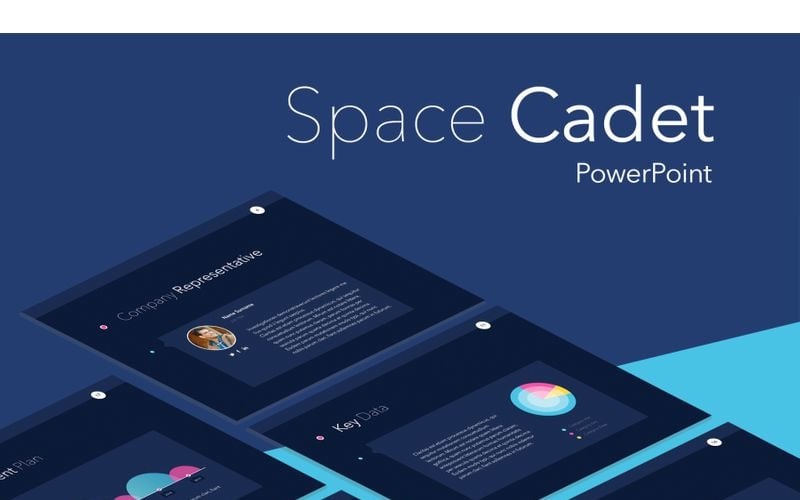 space cadet powerpoint template original