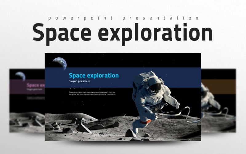 space exploration powerpoint template original
