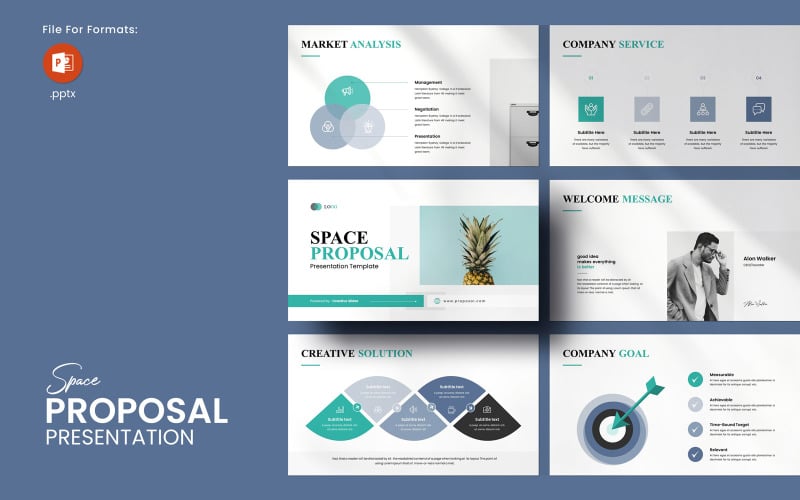 space proposal powerpoint template original