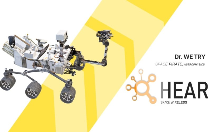 space rover science powerpoint template original