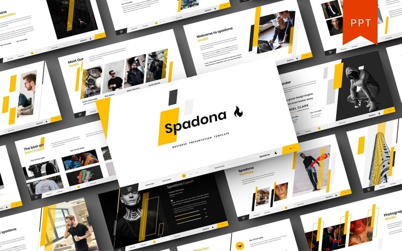 spadona business powerpoint template original