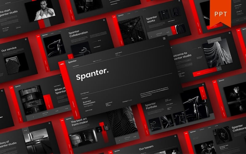 spanter business powerpoint template original