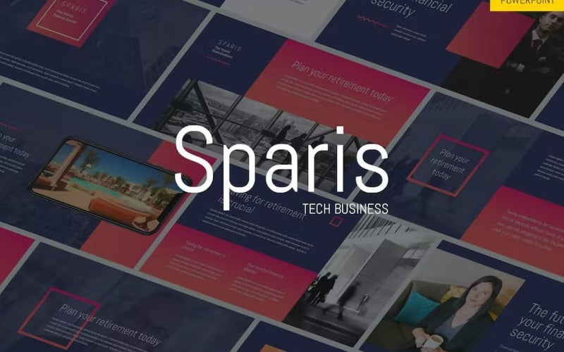 sparis tech business powerpoint template original