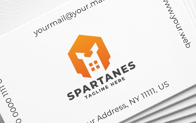 spartan estate pro logo template original