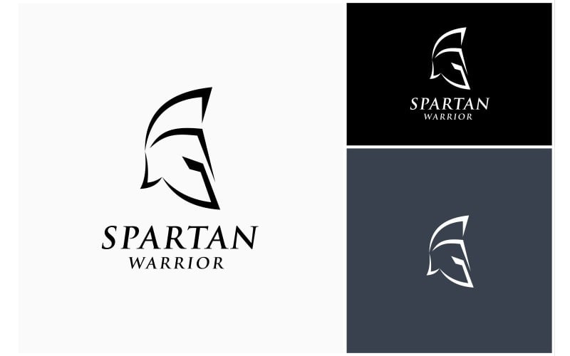 spartan warrior greek helmet logo original