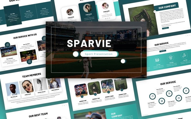sparvie sport multipurpose powerpoint template original