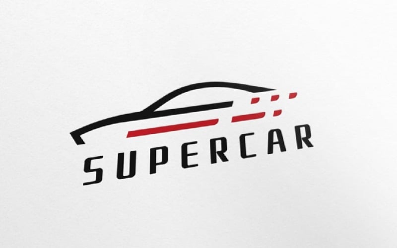 speed super car logo template original