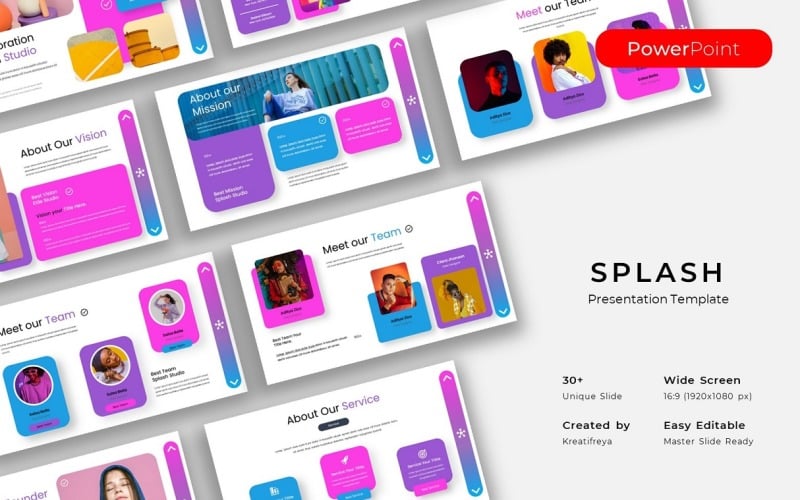 splash business powerpoint template original