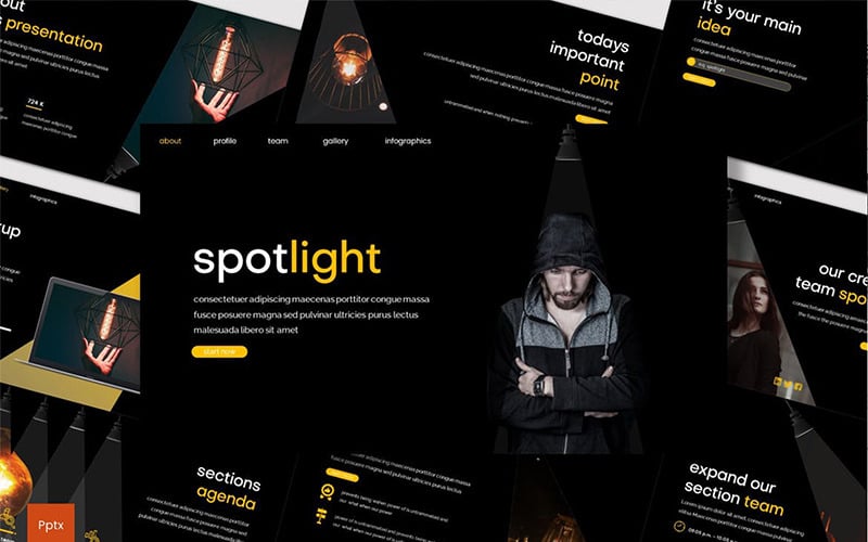 splitter powerpoint template original