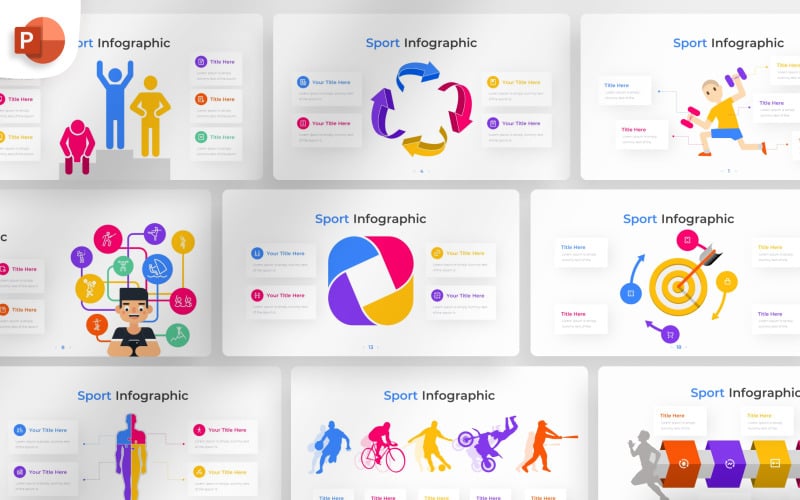 sport powerpoint infographic template original