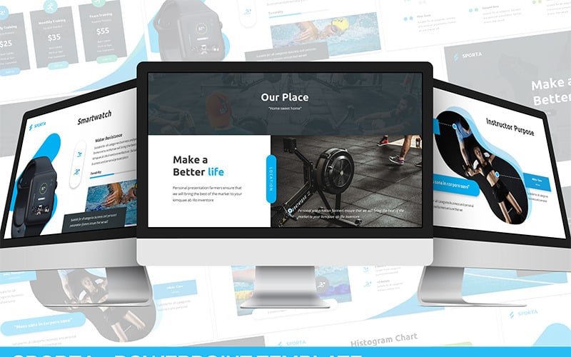 sporta powerpoint template original