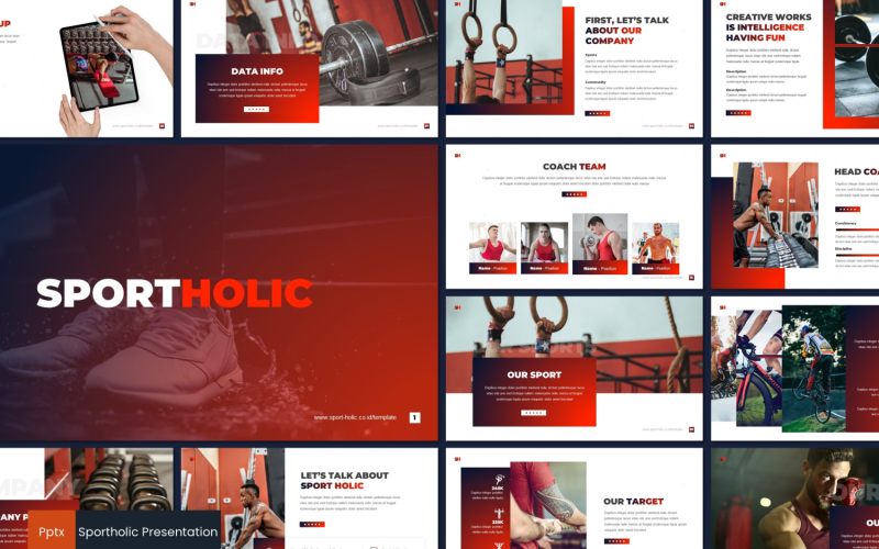 sportholic powerpoint template original