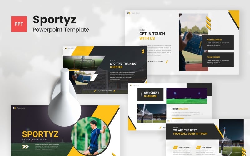 sportyz football club powerpoint template original