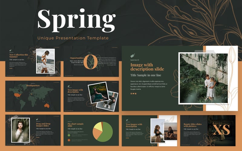 spring powerpoint presentation template original