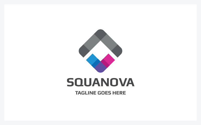 squanova tech vector logo template original