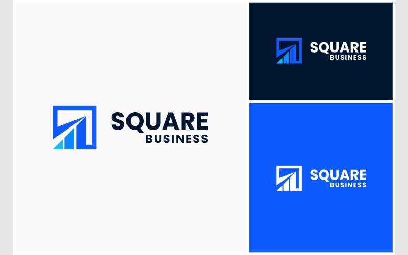 square chart business logo original