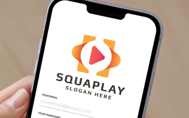 square media play business logo original