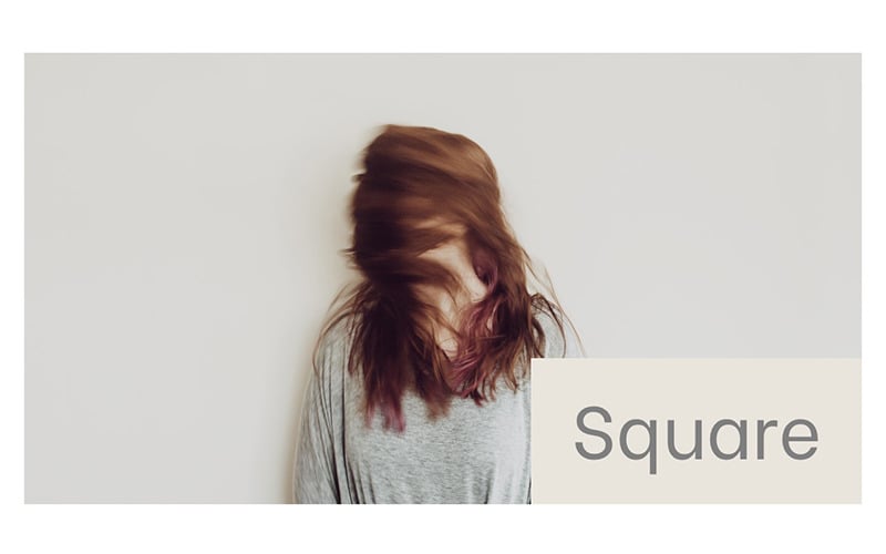 square powerpoint template original