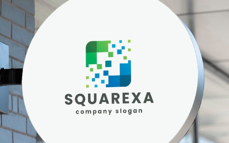 squarexa pro logo template original