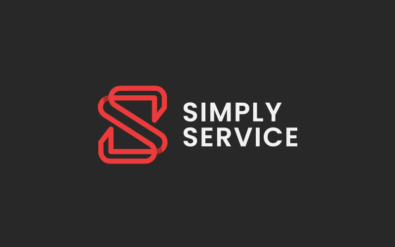 ss letter mark logo design template original