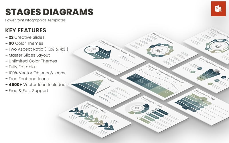 stages diagrams powerpoint templates original