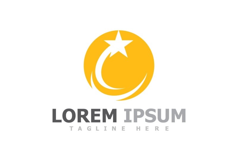 star logo and symbol vector v original