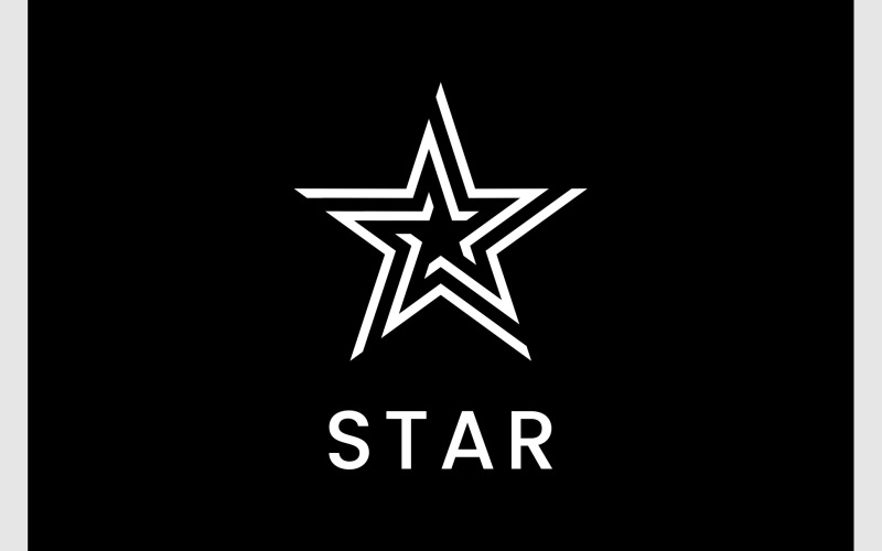 star modern geometric logo original